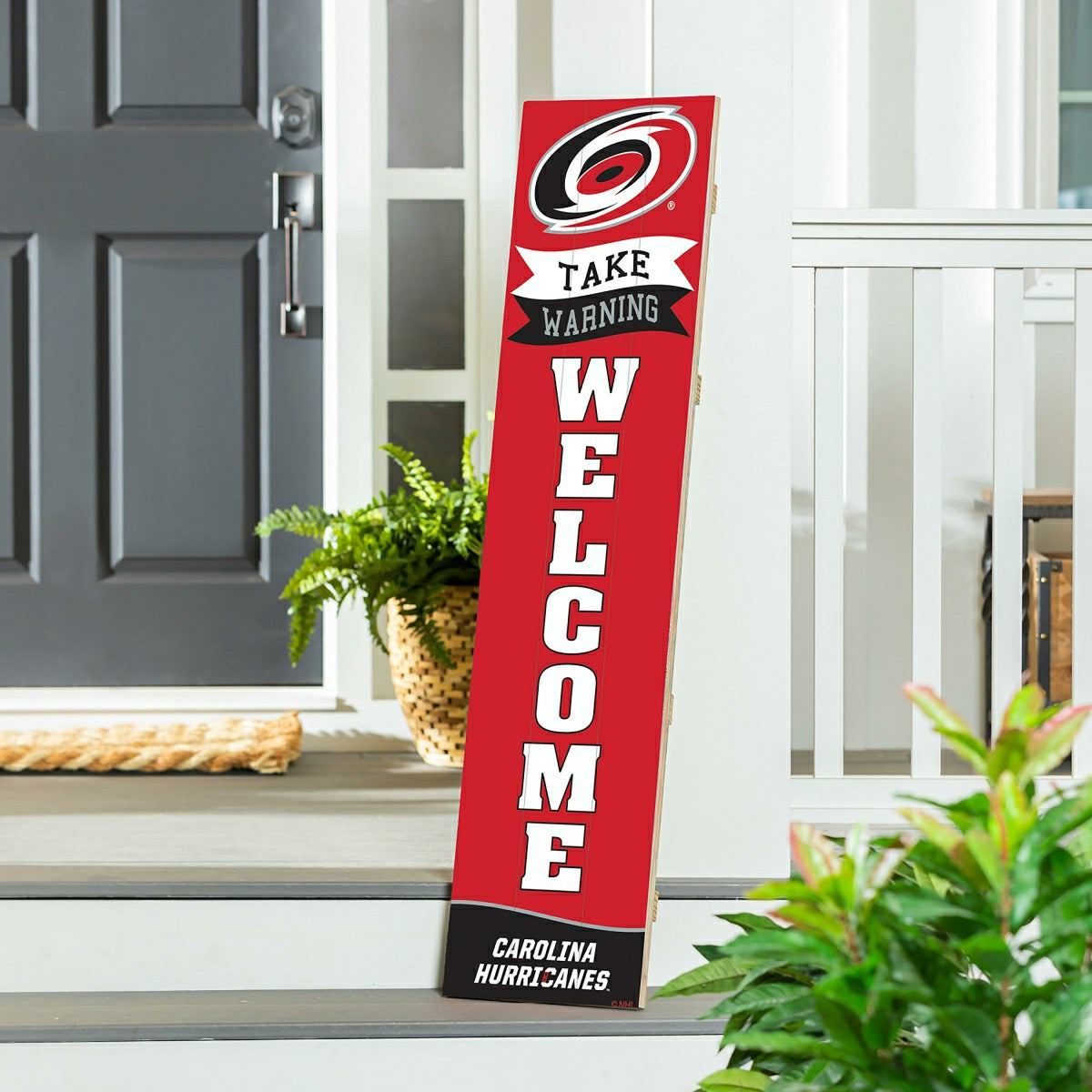 Team Sports America Everyday - Carolina Hurricanes Large Single Sided Leaner, 46"